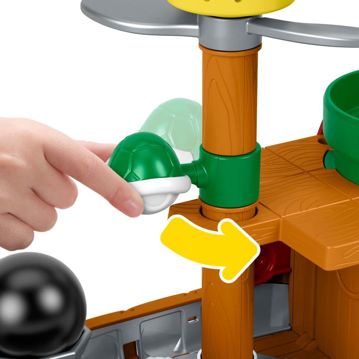 Immagine prodotto 0 Fisher-Price Little People L'aeronave di Super Mario Bowser