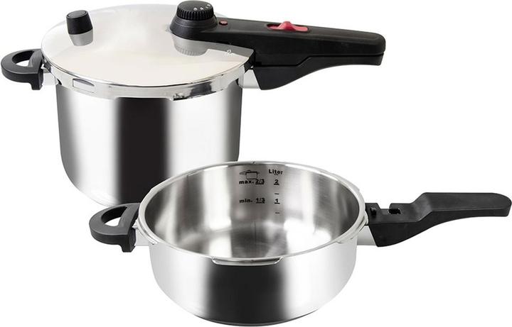 Produktbild Kelomat Schnellkochtopf-Set (22 cm, Pfannenset + Topfset, Edelstahl)
