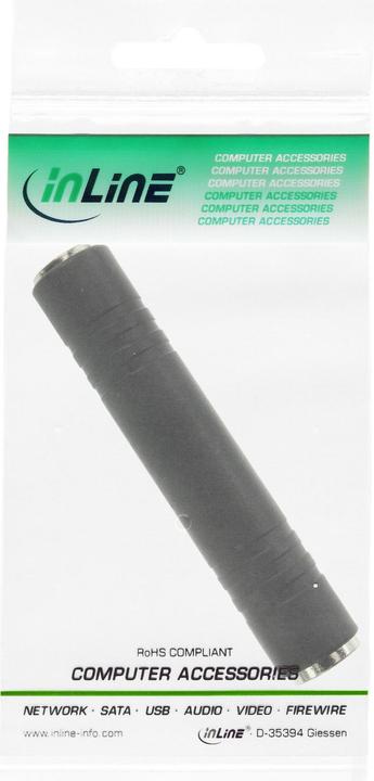 Produktbild InLine 6.3mm Buchse — 6.3mm Klinke (Klinkenadapter)