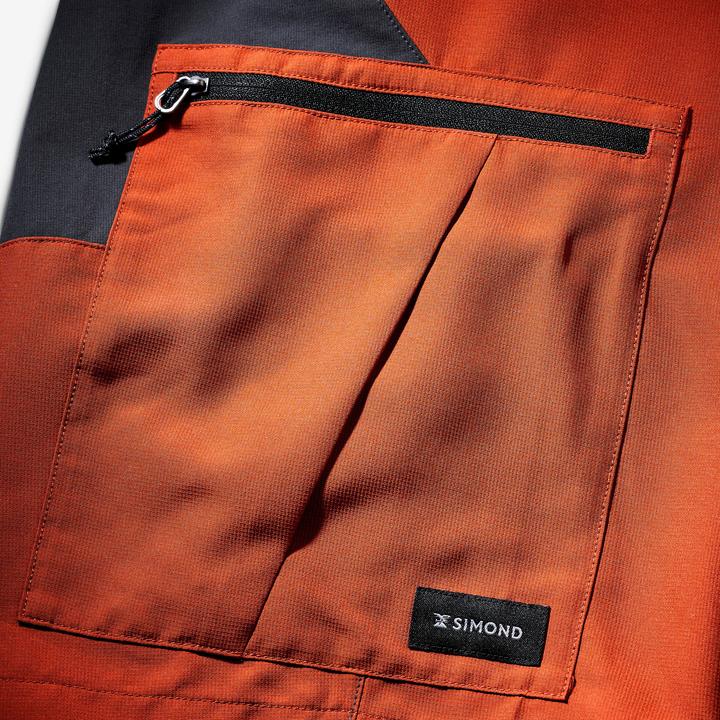 Actual product image Forclaz Trekkingshorts Herren robust - MT500 orange (44)