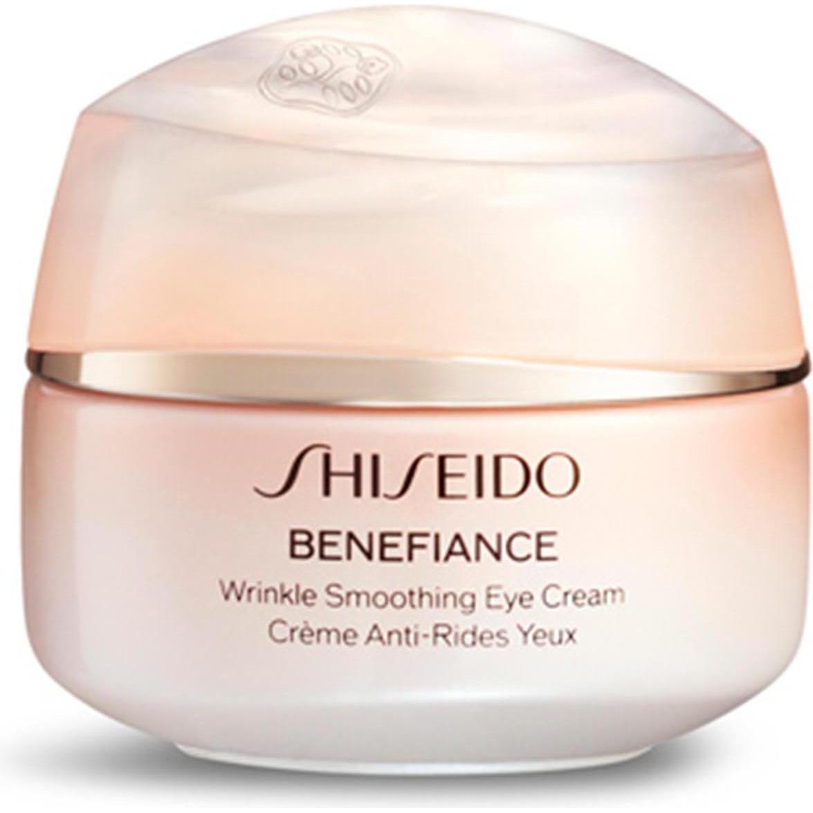 Shiseido, Cura degli occhi, Benefiance Wrinkle Smoothing Eye Crème (re) 15 ml (Crema per la cura degli occhi, 15 ml, Giorno + Notte)