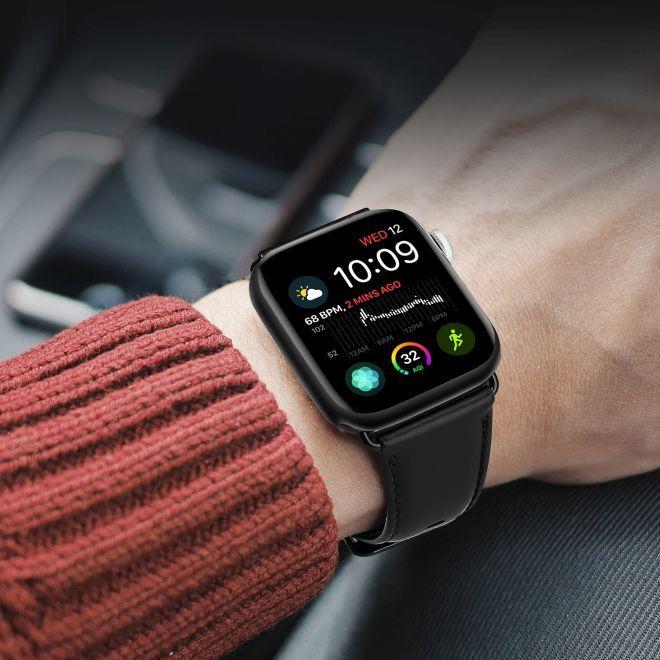Immagine prodotto Dux Ducis Cinturino di ricambio in vera pelle della serie Business (44 mm, 45 mm, 42 mm, Vera pelle, Apple Watch Serie 4, Apple Watch Serie 5, Apple Watch Serie 6, Apple Watch Series 7, Apple Watch Series 8, Apple Watch Series 9, Apple Watch SE, Apple Watch Series 1, Apple Watch Series 2, Apple Watch Series 3)