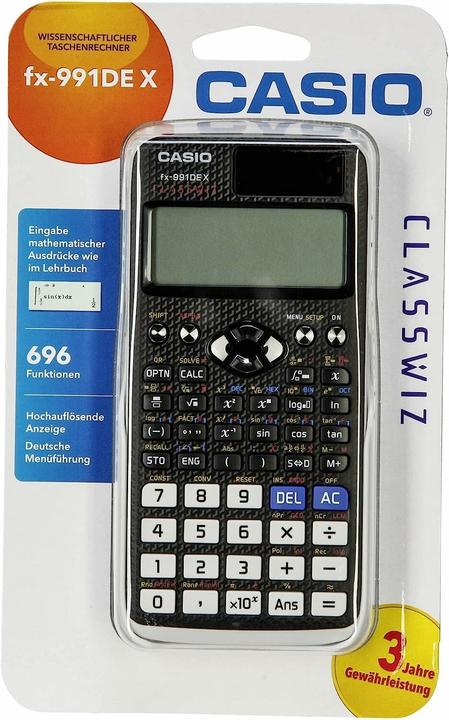 Immagine prodotto Casio Fx-991de X (Celle solari, Batterie)