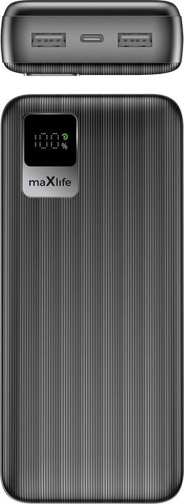 Actual product image Maxlife power bank MXPB-07 20000 mAh black (20000 mAh, 10 W)