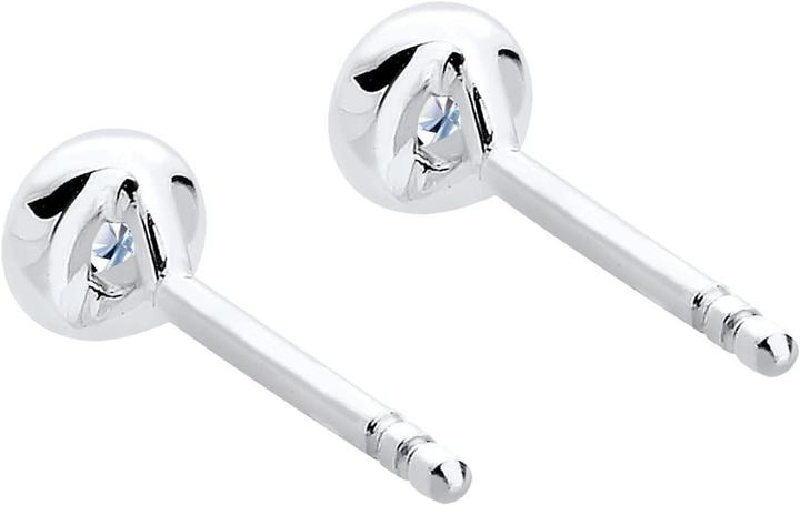 Immagine prodotto Elli Orecchini basic con diamante, perle scintillanti e design elegante (Argento 925, Hoogglans Gepolijst, non è un problema di sicurezza)