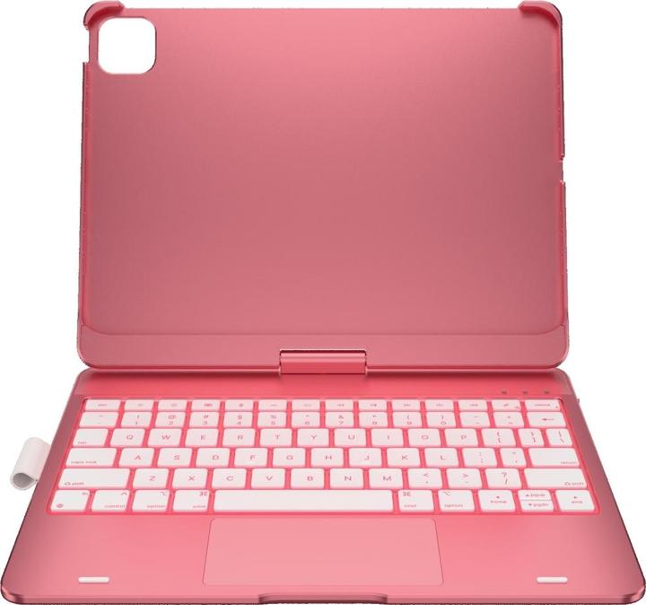 Produktbild Typecase Case Flexbook Touch with keyboard for iPad Air 11" M2 2024 / M3 2025 / M4 2026 pink (Apple iPad Air 11 2024, Apple iPad Air 11 2025, Apple iPad Air 11 2026)