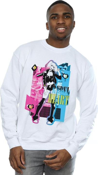 Image du produit Mens Harley Quinn Rebel Heart Cotton Sweatshirt (L)