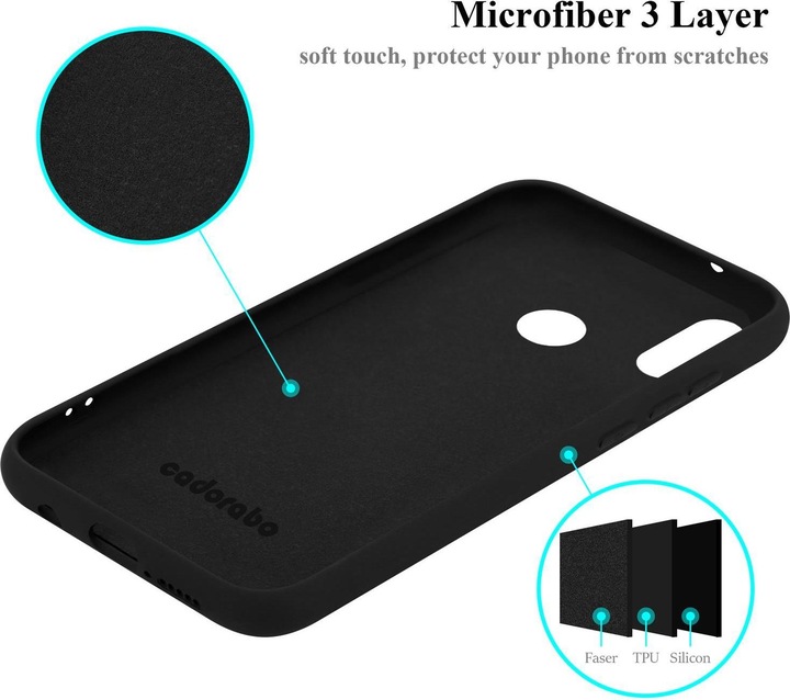 Produktbild Cadorabo TPU Liquid Silicone Case Cover (Huawei Nova 3E)