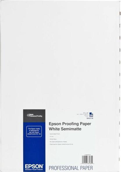 Image du produit Epson Proofing Paper White Semimatte (180 g/m², 48.30 cm, 32.90 cm)