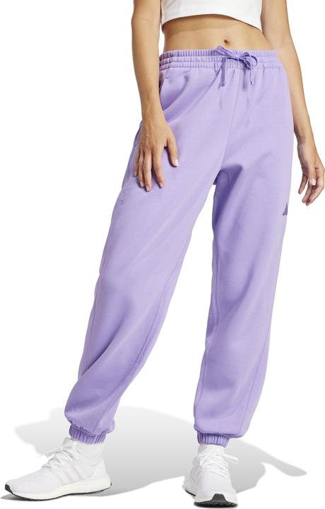 Produktbild adidas Damen Essentials 3-Stripes French Terry Cuffed Pants, Black/White, L (L)