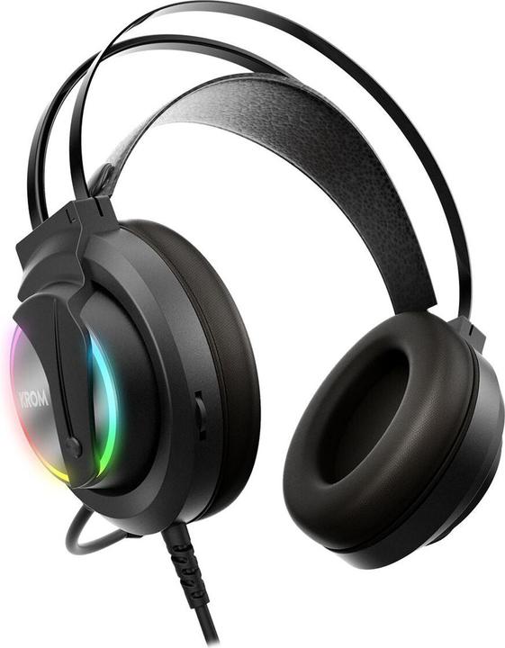 Produktbild Krom Kappa Kopfhörer Verkabelt Kopfband Gaming Schwarz (NXKAPPA) (Kabelgebunden)
