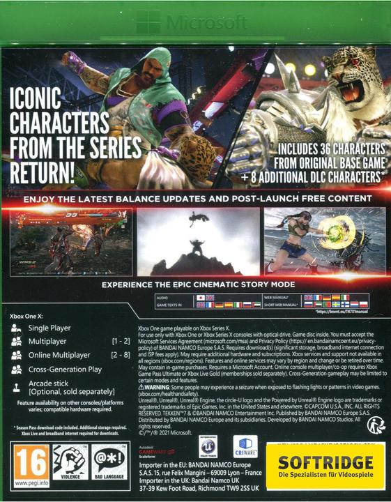Produktbild Bandai Namco Tekken 7 - Legendary Edition (Xbox One S, EN)