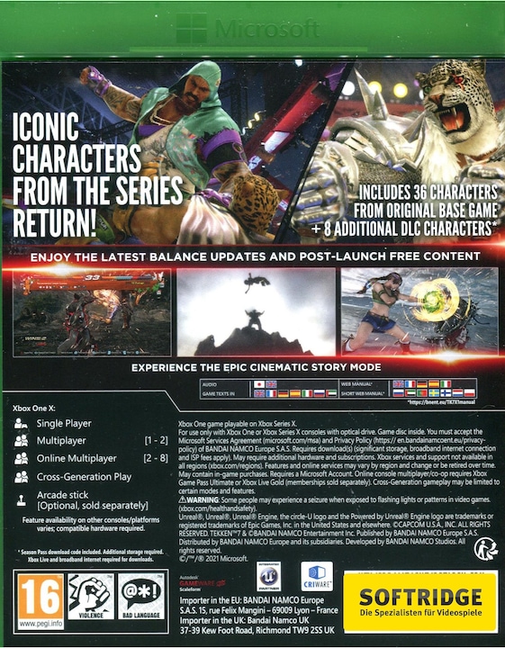 Produktbild Bandai Namco Tekken 7 - Legendary Edition (Xbox One S, EN)