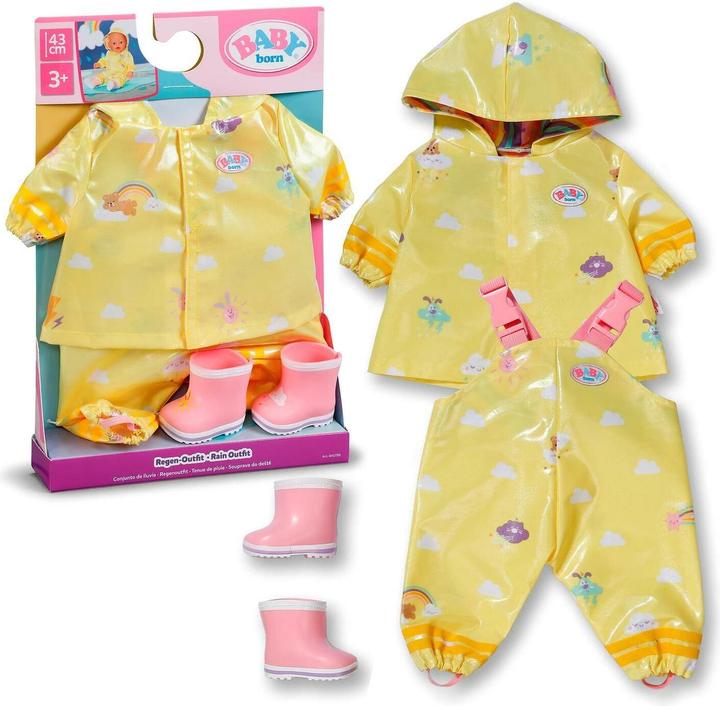 Zapf Creation BABY born Regen-Outfit 43cm