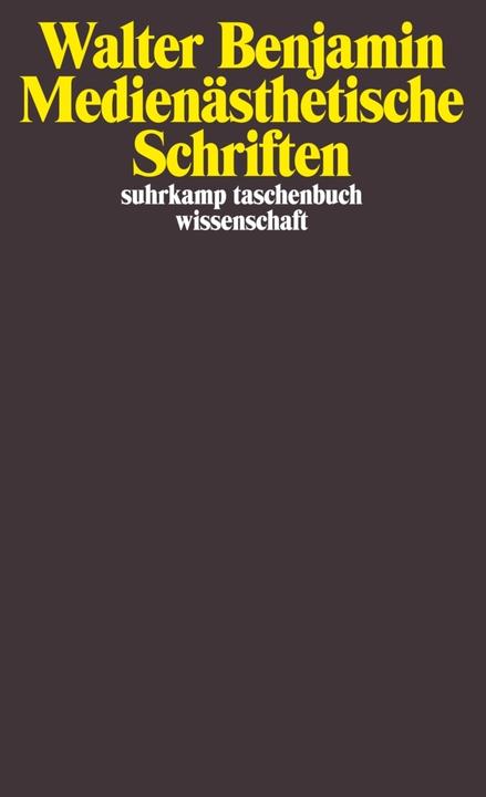 Produktbild Medienästhetische Schriften (Deutsch, Walter Benjamin, 2002)
