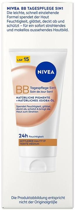 Produktbild NIVEA BB Tagesplfege 5in1 Mittel LSF 15 (MEDIUM, 50 ml)