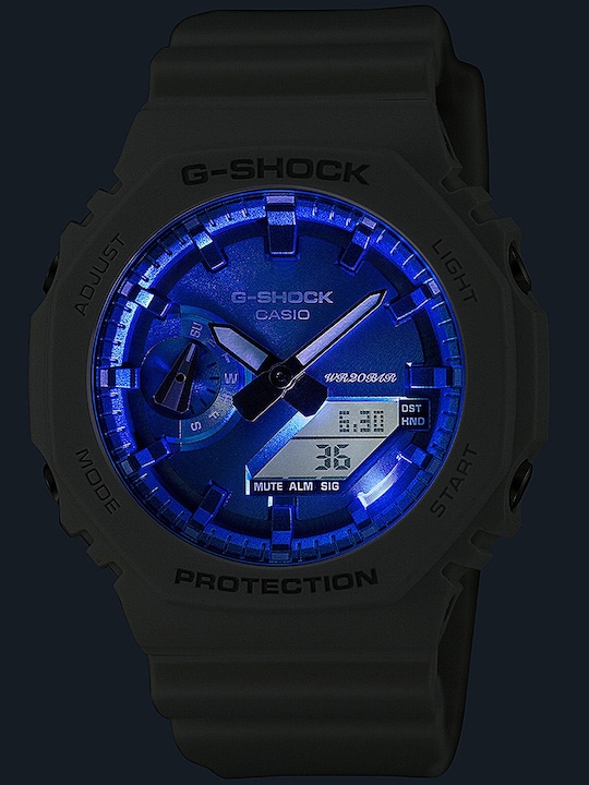 Produktbild G-Shock GA-2100WS-7AER (Gangreserveanzeige, Lünette drehbar, 45 mm)