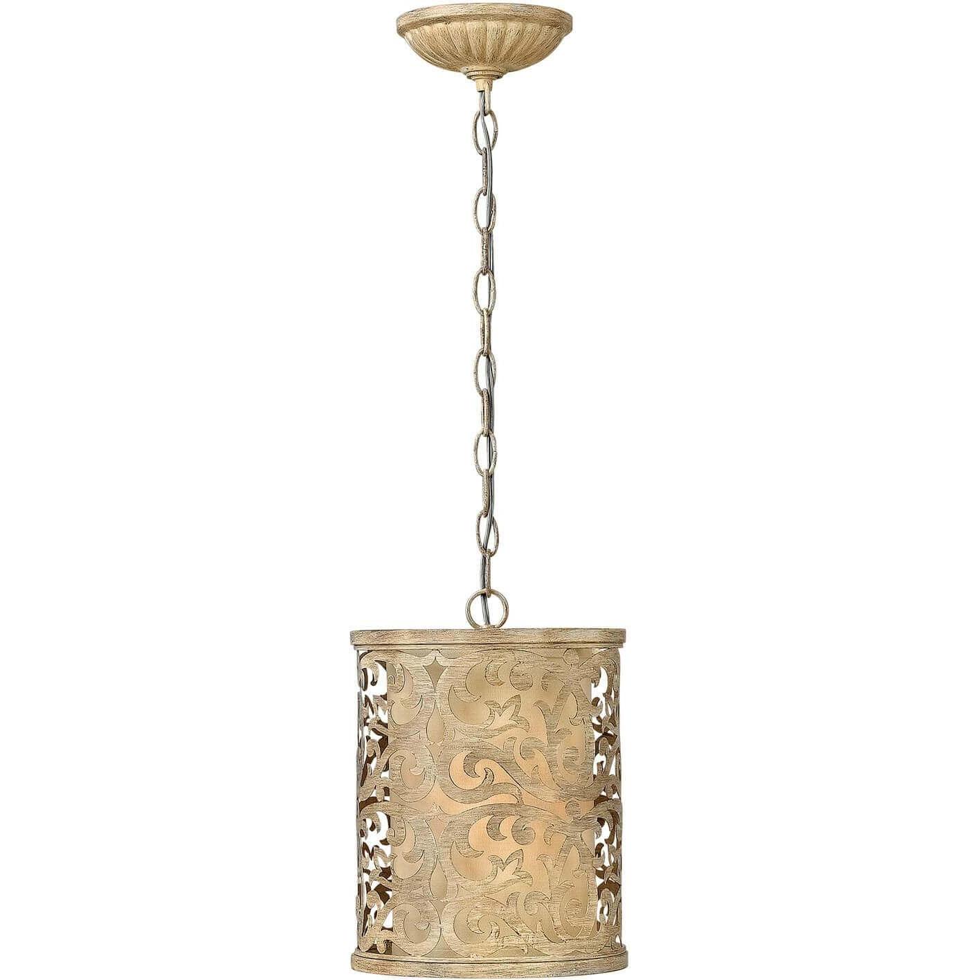 Elstead Lighting, Pendelleuchte, Carabel Hängeleuchte E27 Gebürsteter Champagner (E27)