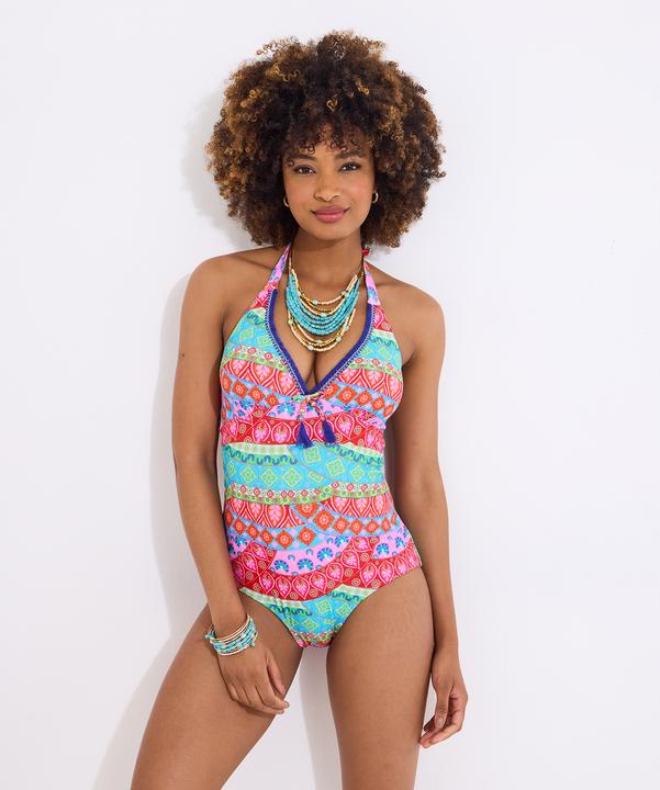 Actual product image Joe Browns Patchwork Tassel Trim Swimsuit (40)