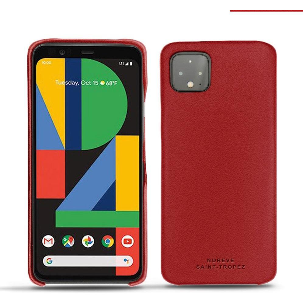 Noreve Lederschutzhülle (Google Pixel 4 XL), Smartphone Hülle, Rot