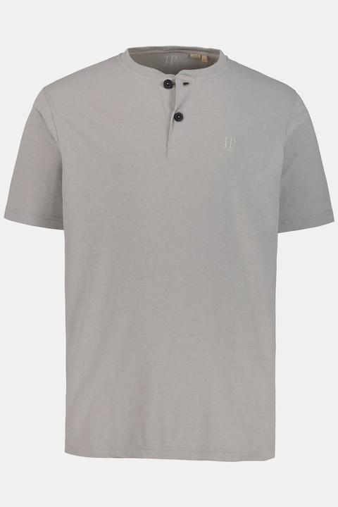 Actual product image JP1880 2 Pack of Three Button Short Sleeve Cotton Henley Tee (4XL)
