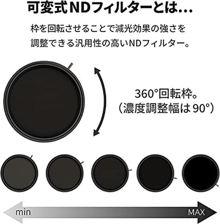 Image du produit Cokin Nuances Variofiltre ND-X 32-1000 77mm (Filtre gris neutre, 77 mm)