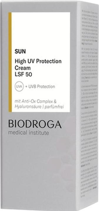 Produktbild Biodroga Medizinisches Institut Hohe UV-Schutzcreme SPF 50 50ml (Sonnengel, SPF 50, 50 ml, 0.05 g)
