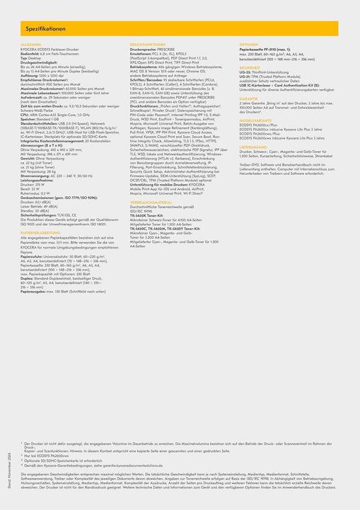 Produktbild Kyocera ECOSYS PA2600CWX/PLUS (Laser, Farbe)