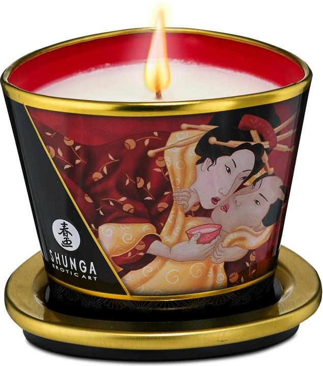 Produktbild Shunga Massagekerze Erdbeerwein (170 ml)