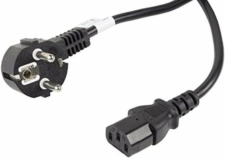 Image du produit Lanberg CA-C13C-11CC-0100-BK Câble d'alimentation Noir 10 m C13 Coupleur CEE7/7 (10 m)