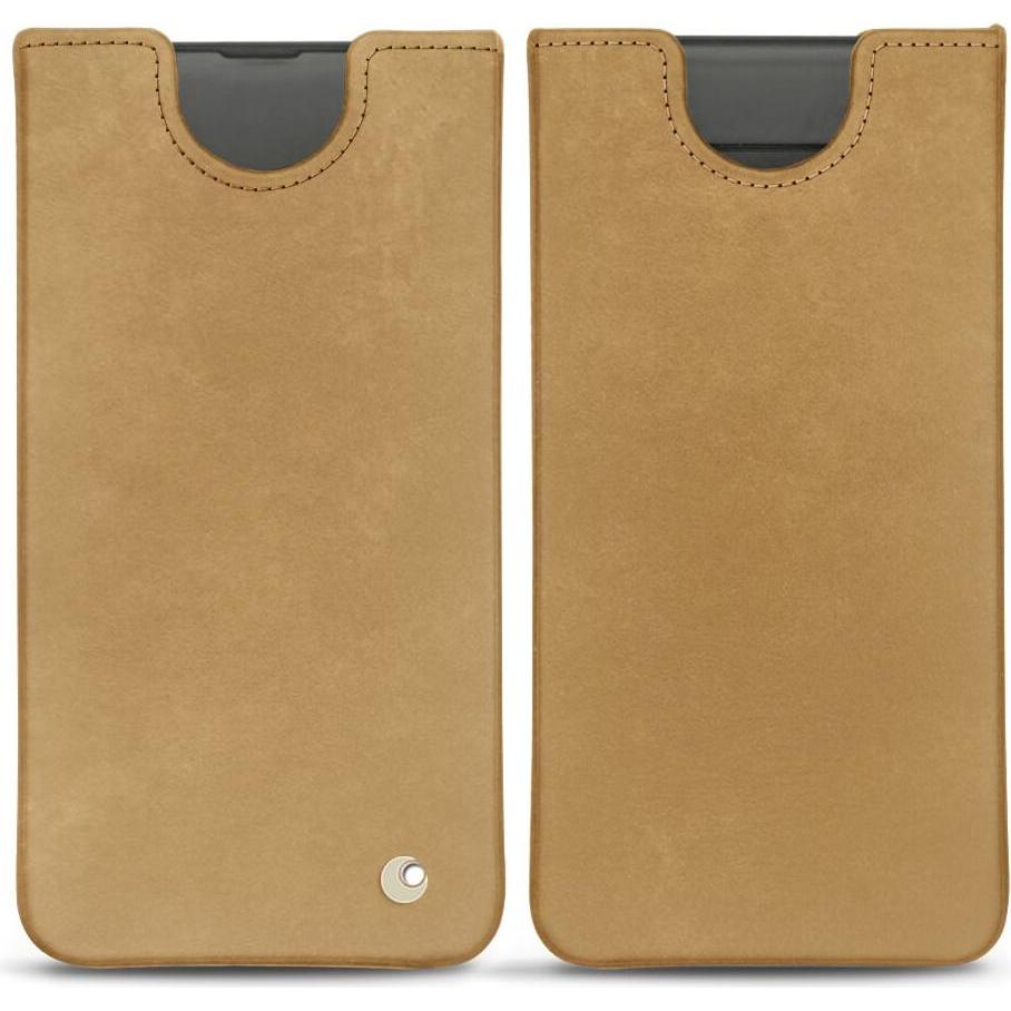 Noreve Lederschutzhülle (Samsung Galaxy S10), Smartphone Hülle, Braun