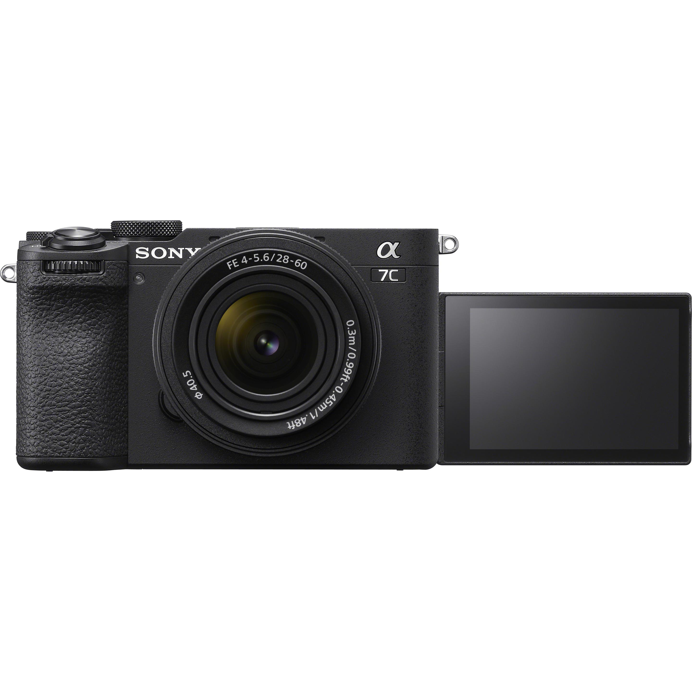 Sony Alpha 7CII (28 - 60 mm, 33 Mpx, Vollformat), Kamera, Schwarz