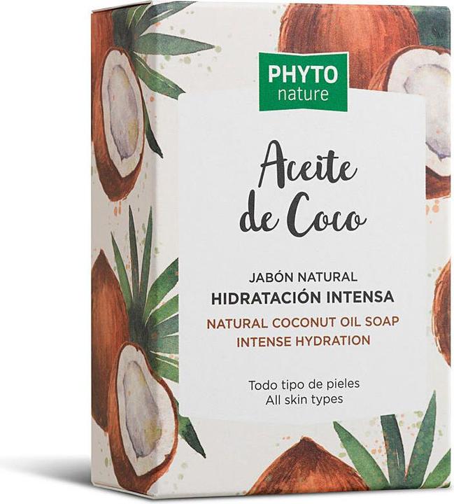 Phyto Nature Natural Coconut Oil Soap Intense Hydration 120 g (Hartseife)