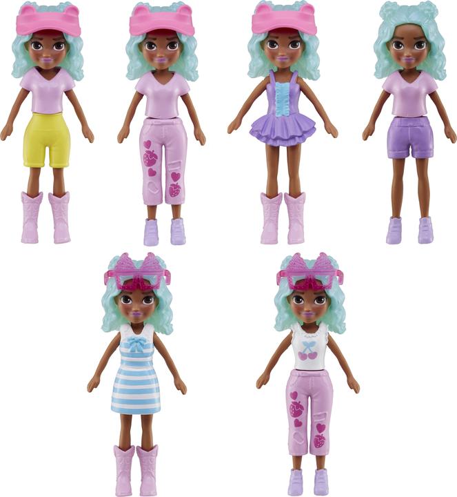 Actual product image Polly Pocket Flamingo Snack Cart playset