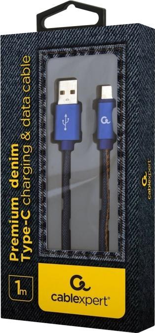Immagine prodotto Gembird CC-USB2J-AMCM-1M-BL Cavo USB USB 2.0 USB A USB C Blu (1 m, USB 2.0)
