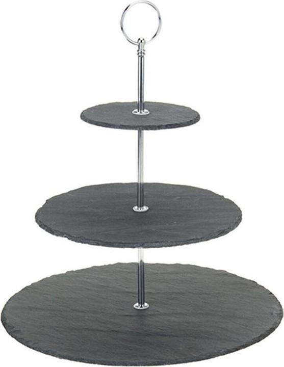 Fs-Star Etagere mit 3 Ablagen Schiefer