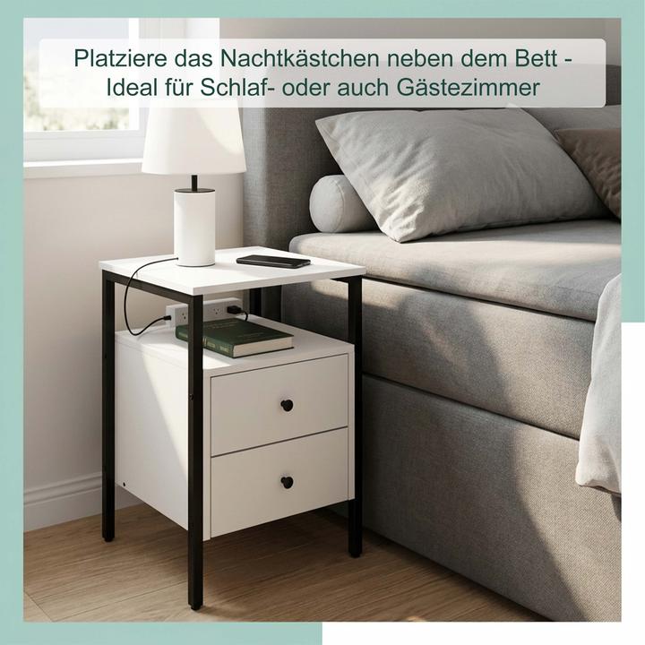 Produktbild Relaxdays Nachttisch (40 x 40 x 61 cm)