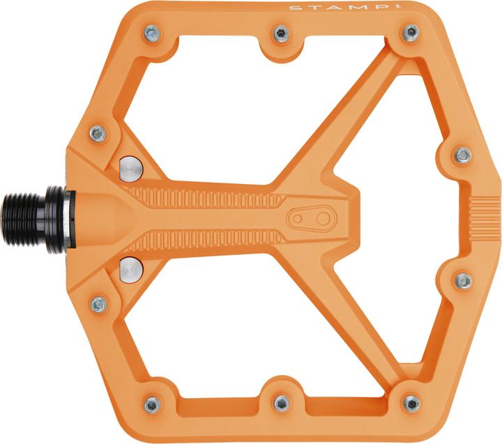 Produktbild Crankbrothers Pedal Stamp 1 large orange Gen 2