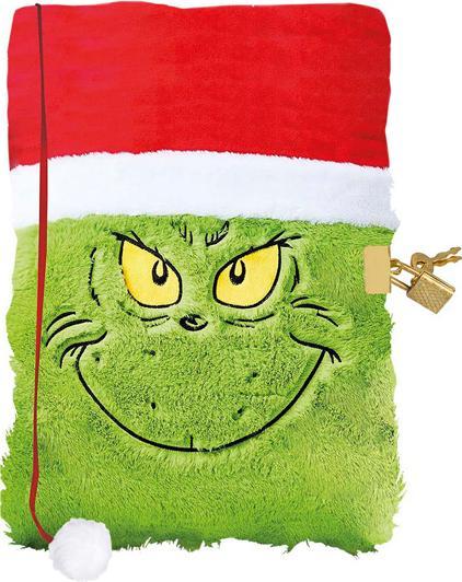Image du produit Totum Carnet de notes Fluffy Grinch (A5, À rayures)