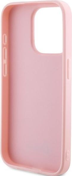 Image du produit Guess GUHCP15XPSAIRSP iPhone 15 Pro Max 6.7" różowy/pink hardcase Saffiano Iridescent Script (Apple iPhone 15 Pro Max)