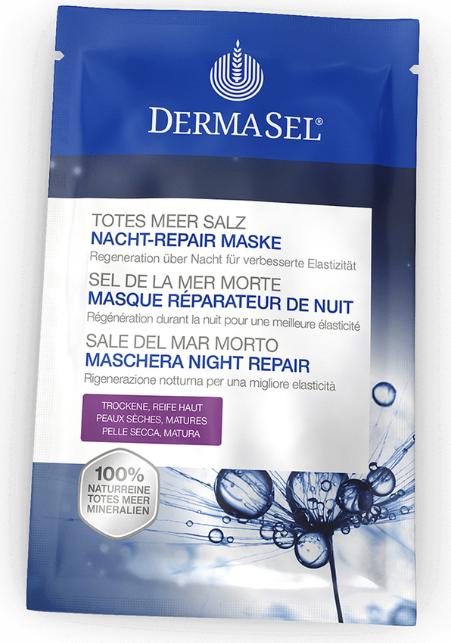 Image du produit DermaSel Masque régénérant réparateur de nuit (12 ml)