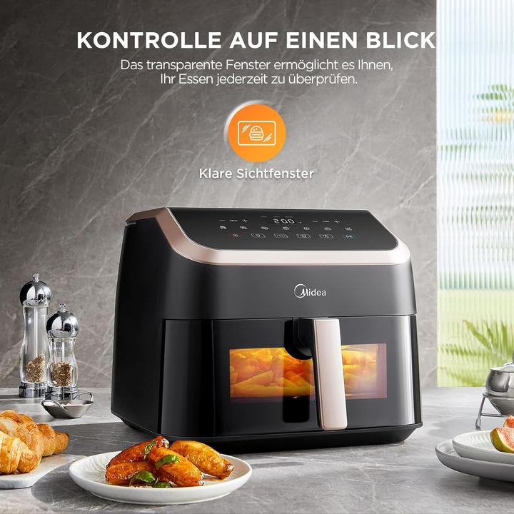 Produktbild Midea Air fryer 8 in 1 frying roasting baking reheating dehydrating