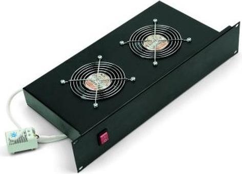 Actual product image Triton RAB-CH-X01-A1 - Horizontal 19 inch fan unit, 2 fans, 2 HU, black