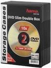 Produktbild Hama 1x10 DVD-Doppel-Leerhülle Slim 75% Platzsparnis