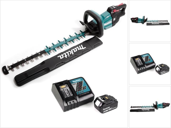 Immagine prodotto Makita Tagliasiepi a batteria DUH 601 RG1 18V 60cm brushless + 1x batteria 6.0Ah + caricatore (Batteria ricaricabile)