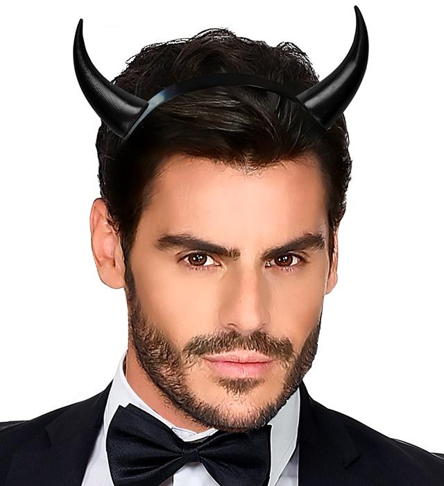 Immagine prodotto Magni Cerchietto nero con corna da diavolo (Taglia unica)