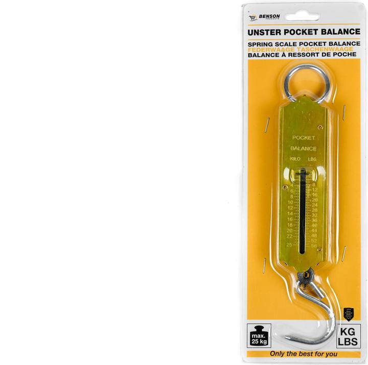 Actual product image Benson Spring scale pocket balance 25 kg