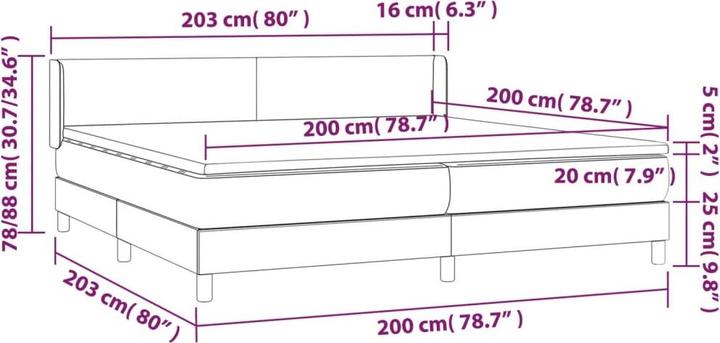 Actual product image vidaXL Odyssas (200 x 200 cm)