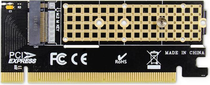Actual product image Digitus M.2 NVMe SSD PCI Express 3.0 (x16) Add-On Card