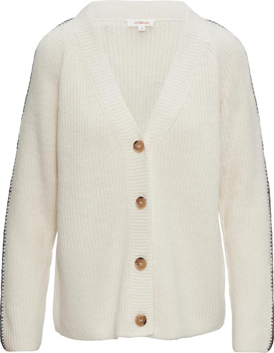 Immagine prodotto S.Oliver Strickjacke Strickjacke aus Wollmix mit Kontrast-Details (48)